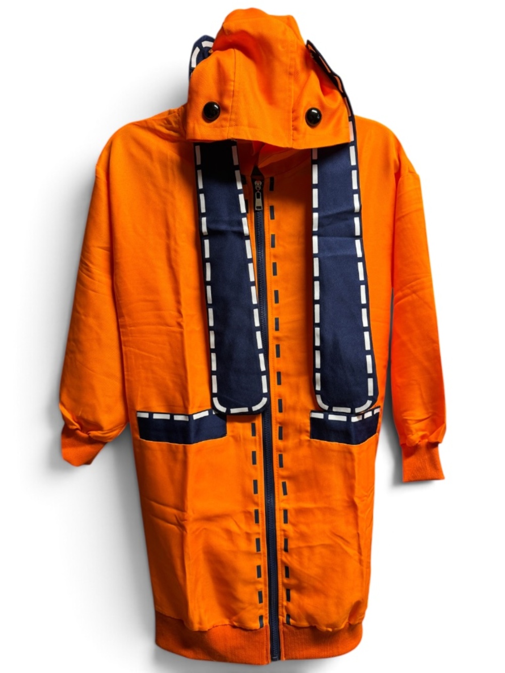 Runa Yomozuki Kakegurui Cosplay Coat XS or S Orange Rabbit Anime NWOT